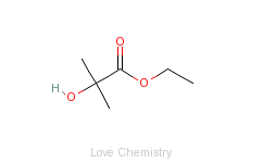 CAS:80-55-7_2-羟基异丁酸乙酯的分子结构
