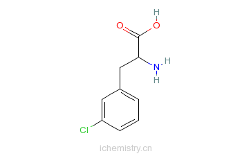 CAS:80126-52-9_3-氯-D-苯丙氨酸的分子结构