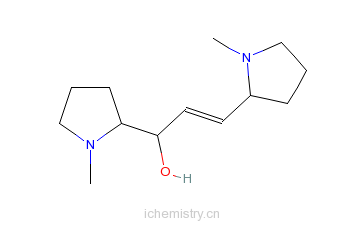 CAS:80408-57-7_1,3-双(1-甲基-2-吡咯烷基)异丙醇的分子结构