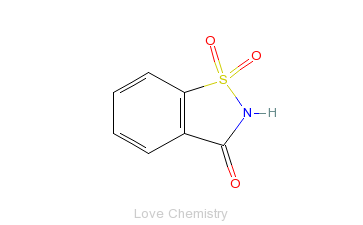 CAS:81-07-2_糖精的分子结构