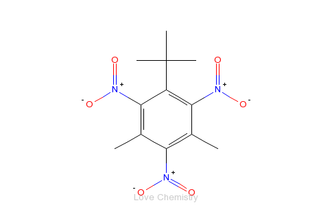 CAS:81-15-2_二甲苯麝香的分子结构
