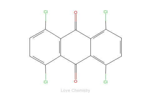 CAS:81-58-3_1,4,5,8-四氯蒽醌的分子结构