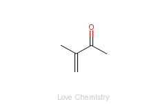 CAS:814-78-8_3-甲基-3-丁烯-2-酮的分子结构