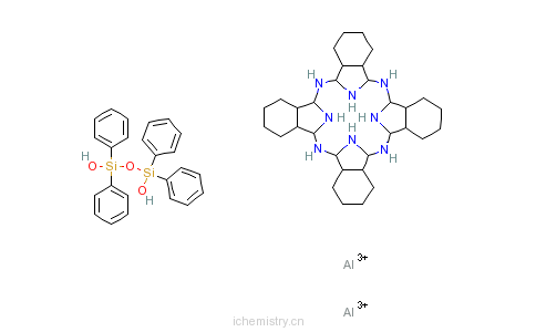 CAS:81422-13-1_二[29H,31H-酞菁合,N29,N30,N31,N32][&mu的分子结构