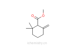 CAS:81752-87-6_2,2-二甲基-6-亚甲基环己烷甲酸甲酯的分子结构