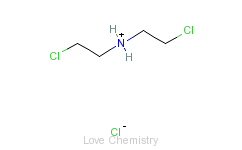 CAS:821-48-7_二(2-氯乙基)胺盐酸盐的分子结构
