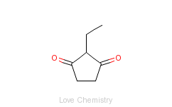 CAS:823-36-9_2-乙基-1,3-环戊二酮的分子结构