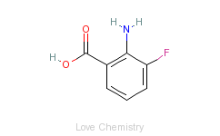 CAS:825-22-9_2-氨基-3-氟苯甲酸的分子结构