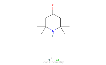 CAS:826-36-8_四甲基哌啶酮的分子结构