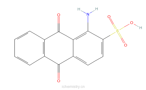 CAS:83-62-5_1-氨基蒽醌-2-磺酸的分子结构