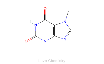 CAS:83-67-0_可可碱的分子结构