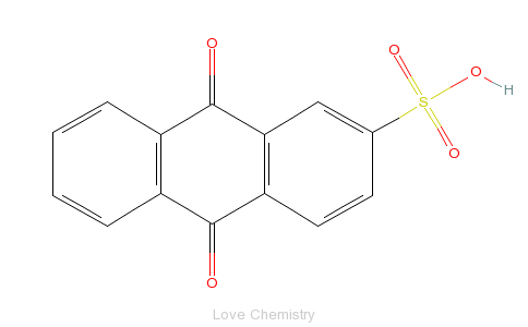 CAS:84-48-0_2-蒽醌磺酸的分子结构