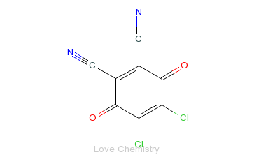 CAS:84-58-2_2,3-二氯-5,6-二氰基-1,4-苯醌的分子结构