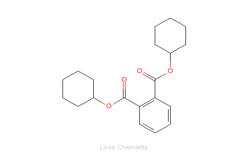 CAS:84-61-7_邻苯二甲酸二环己酯的分子结构