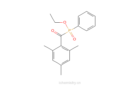 CAS:84434-11-7_2,4,6-三甲基苯甲酰基苯基膦酸乙酯的分子结构