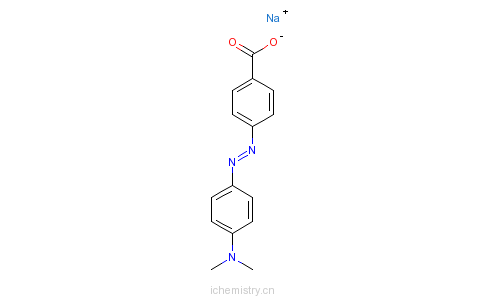CAS:845-46-5_4-二甲氨基苯并苯甲酚钠盐的分子结构