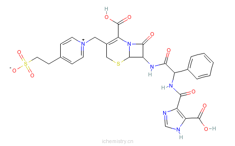 CAS:84880-03-5_头孢咪唑的分子结构