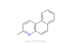 CAS:85-06-3_3-甲基苯-5,6-喹啉的分子结构