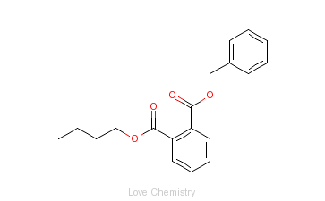 CAS:85-68-7_邻苯二甲酸丁苄酯的分子结构