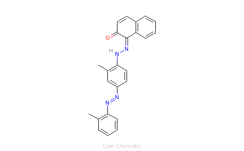 CAS:85-83-6_溶剂红24的分子结构