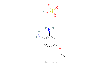 CAS:85137-09-3_3,4-二氨基苯乙醚硫酸盐的分子结构