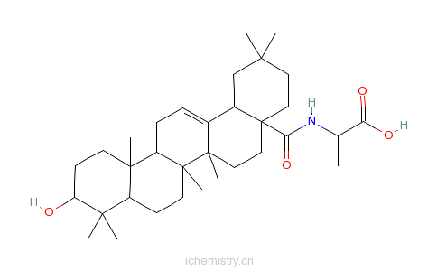 CAS:851475-40-6_N-[(3beta)-3-ǻ-28-չ-12-ϩ-28-]-L-ķӽṹ