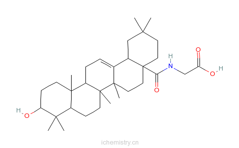 CAS:851475-58-6_N-[(3beta)-3-ǻ-28-չ-12-ϩ-28-]-ʰķӽṹ