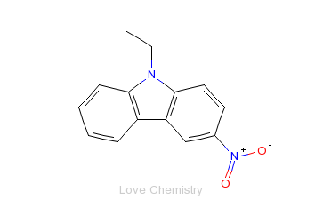 CAS:86-20-4_3-硝基-N-乙基咔唑的分子结构