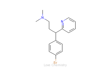 CAS:86-22-6_溴苯那敏的分子结构