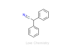 CAS:86-29-3_二苯乙腈的分子结构