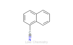 CAS:86-53-3_1-萘甲腈的分子结构