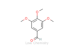 CAS:86-81-7_3,4,5-三甲氧基苯甲醛的分子结构
