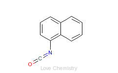 CAS:86-84-0_1-萘基异氰酸酯的分子结构