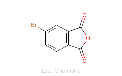 CAS:86-90-8_4-溴邻苯二甲酸酐的分子结构