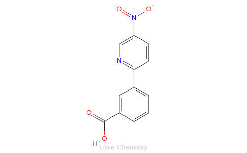CAS:864075-95-6_3-(5-Nitropyridin-2-yl)benzoicacidķӽṹ