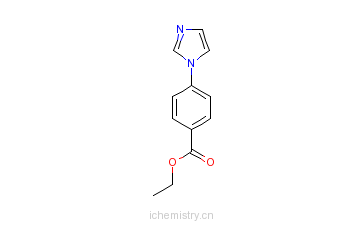 CAS:86718-07-2_4-(1-咪唑基)苯甲酸乙酯的分子结构