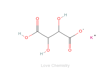 CAS:868-14-4_酒石酸氢钾的分子结构