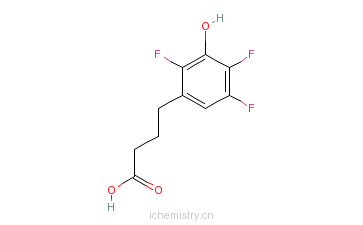 CAS:868071-17-4_(3S)-2',4',5'-三氟-3-羟基苯丁酸的分子结构