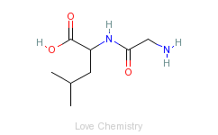 CAS:869-19-2_甘氨酰-L-亮氨酸的分子结构