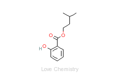 CAS:87-20-7_水杨酸异戊酯的分子结构