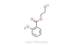 CAS:87-28-5_乙二醇水杨酸酯的分子结构
