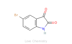 CAS:87-48-9_5-溴靛红的分子结构