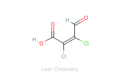CAS:87-56-9_糠氯酸的分子结构