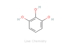 CAS:87-66-1_邻苯三酚的分子结构