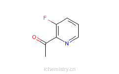 CAS:87674-20-2_2-乙酰-3-氟吡啶的分子结构
