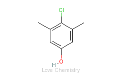 CAS:88-04-0_4-氯-3,5-二甲基苯酚的分子结构
