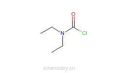 CAS:88-10-8_N,N-二乙基氯甲酰胺的分子结构