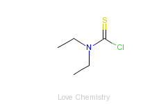 CAS:88-11-9_二乙基硫代氨基甲酰氯的分子结构
