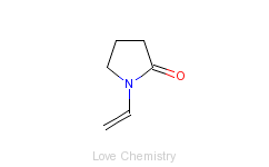 CAS:88-12-0_N-乙烯基吡咯烷酮的分子结构