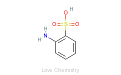 CAS:88-21-1_2-氨基苯磺酸的分子结构